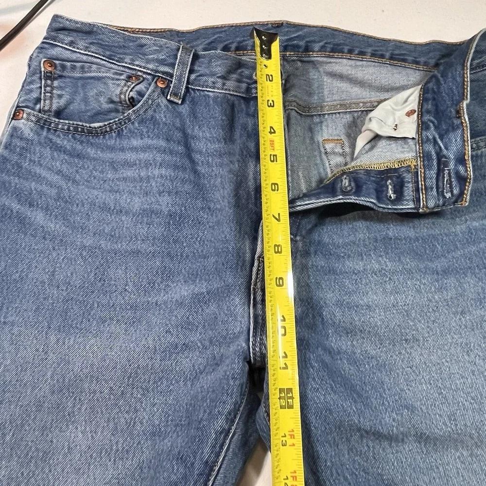 Levi's 501 Jeans Men's 34x29 Blue‎ Denim Straight Leg Button Fly EUC